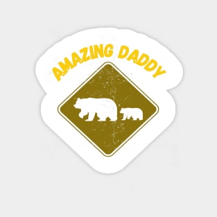 Amazing Daddy Bear Sticker